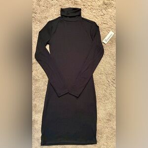 No Boundaries Elegant Black Long Sleeve Dress